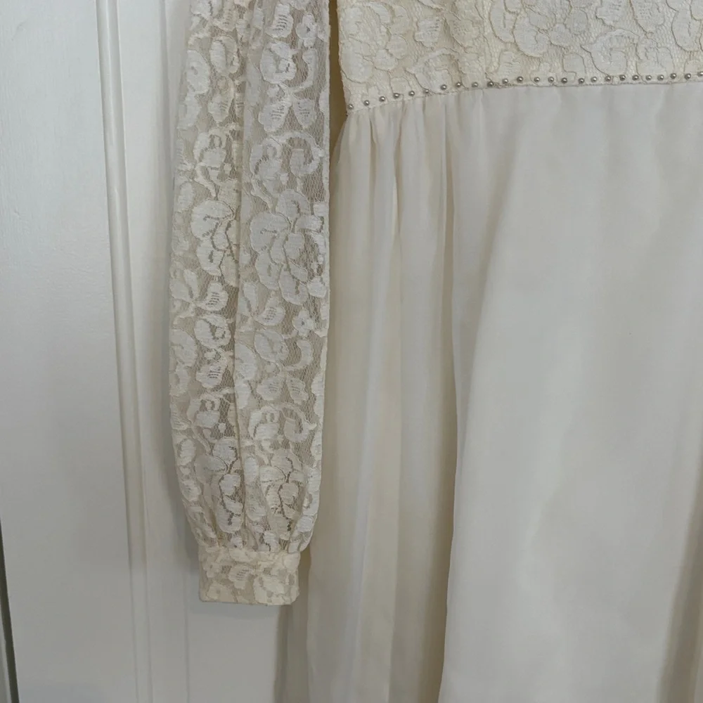 Vintage 1970s Wedding Dress Size‎ Unclear